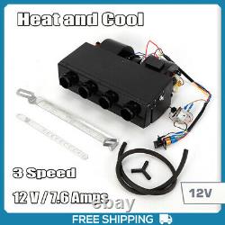Universal Underdash AC Evaporator 12V Heat & Cool Air Conditioner Compressor Kit