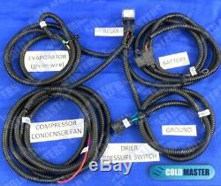 Universal Underdash Air Conditioner 202-1 12v & Electric Harness 12x16 Cond