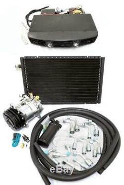 Universal Underdash Air Conditioning AC Evaporator Kit Compressor Fittings Hoses