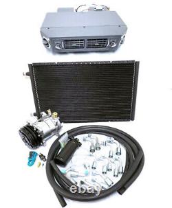 Universal Underdash Air Conditioning Evaporator AC Kit Compressor Fittings Hoses