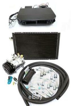 Universal Underdash Air Conditioning Evaporator AC Kit Hoses Compressor Fittings
