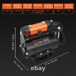 VEVOR Onboard Air Compressor Kit Heavy Duty Portable Tire Inflator for Jeep SU