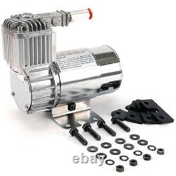 VIAIR 100C 12-Volt 130-PSI Air Compressor Kit Chrome 15% Duty Cycle &#