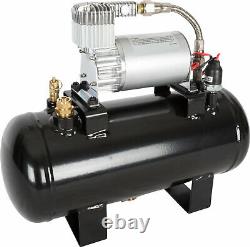 VIAIR 20003 Air Source Kit with 275C Compressor for Train Horns & 1.5 Gallon Tank