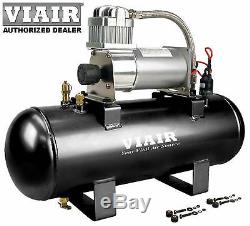 VIAIR 20005 280c 12v AIR COMPRESSOR 150psi KIT Plug-N-Play EZ Install Horn Tools