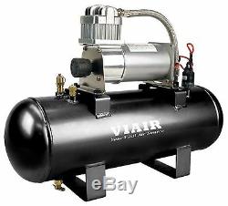 VIAIR 20005 280c 12v AIR COMPRESSOR 150psi KIT Plug-N-Play EZ Install Horn Tools