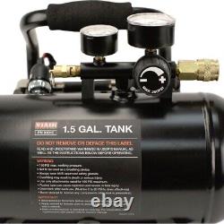 VIAIR 380C 12-Volt 1.5-Gallon 200-PSI Plug-N-Play Air Compressor Kit with Allig