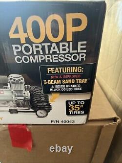 VIAIR 400P-40043 Portable Compressor Kit 12V Tire Pump, Truck/SUV Tire Inflator