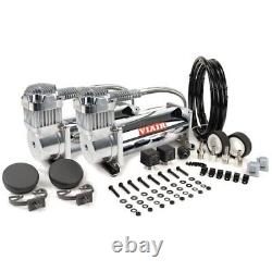 VIAIR Dual 450C 12-Volt 150-PSI Silver Value Pack Air Compressor Kit 100%