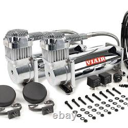 VIAIR Dual 450C 12-Volt 150-PSI Silver Value Pack Air Compressor Kit 100%