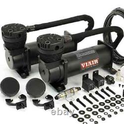 VIAIR Dual 480C 12-Volt 200-PSI Stealth Black Value Pack Air Compressor Kit 