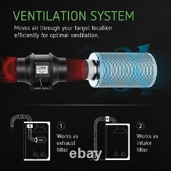 VIVOSUN 96X48X80 Grow Tent 4x8 Complete Kit With 2x VS4000 LED Grow Light