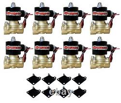 Valves 7 Switch 580 Black Air Compressors & Tank Air Ride Kit For 1958-64 Impala