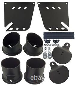 Valves 7 Switch 580 Black Air Compressors & Tank Air Ride Kit For 1958-64 Impala