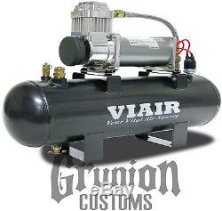 Viair 200 PSI Fast Fill Air Source Kit 380C Compressor 20007 with 2 Gallon Tank