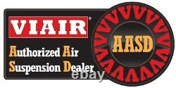 Viair Dual 485C Stealth Black Air Compressor Kit Air Ride, Train Horns -200 PSI