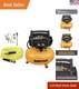 Whisper-quiet 6 Gallon Oil-free Compressor Ideal For Drilling & Spraying Needs