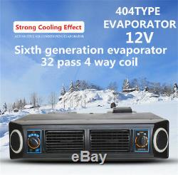 12v Voiture Climatiseur Kit De Refroidissement Sous Dash 3 Évaporateur Compresseur Niveau A / C