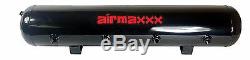 Airmaxxx 480 Dual Black Compressors Kit De Suspension De Coussin Gonflable De Réservoir De 200 Gallons