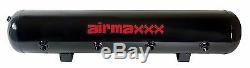 Airmaxxx 480 Dual Chrome Compressors Kit De Suspension De Coussin Gonflable De Réservoir De 200 Gallons
