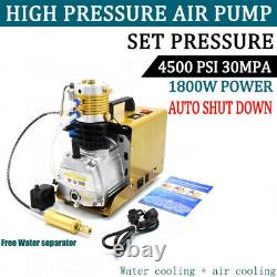 Autoshut 30mpa Air Compressor High Pressure Pump Kit 110v Electric Pcp 1.8kw, États-unis