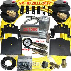 B Remorquage Air Bag Kit Bolt Sur 2011-2017 Chevy 2500 3500 P-bouton Dc100 Compresseur