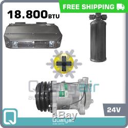 Brand New Ac Kit Universal Sous Dash Kit Compresseur Climatiseur 24v
