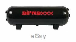 Compresseur D'air Chrome 400 Airmaxxx 3 Gallons Réservoir D'air De Vidange 90 Sur 120 Hors Commutateur