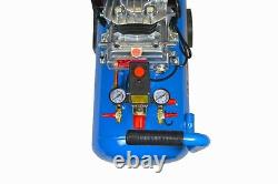 Compresseur D’air De 50 Ltr Litre 4 Cfm 2.5hp 8 Bar Portable 2800rpm + 5pc Air Kit