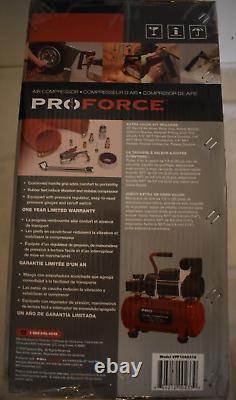 Compresseur d'air à hot-dog Pro-Force 1 HP de 3 gallons avec kit d'inflation VPF1080318