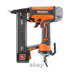 Compresseur d'air électrique RIDGID 120V avec cloueuses et agrafeuse en ensemble combo