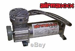Compresseurs D'air Kit De Suspension Pneumatique Airmaxxx De 5 Gallons, 400 Gallons D'air, Étain