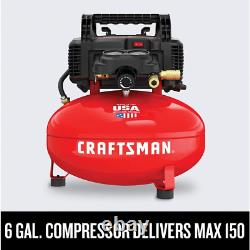 Craftsman Compresseur Combo Kit, 6 Gallon, Pancake, 3 Outil (cmec3kit)