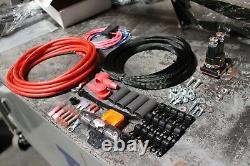 Double Compresseur D’air Câblage Kit 4 Jauge Power Wire Avec Instructions Gratuites 2day Ship