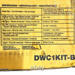 Ensemble combo compresseur d'air DEWALT DWC1KIT-B noir/jaune
