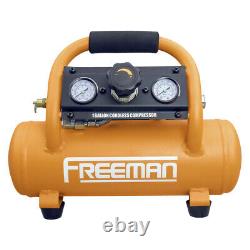 Freeman Pe1gcck 1 Gallon 20 Volt Sans Fil 1/3 HP Portable Air Compresseur Kit