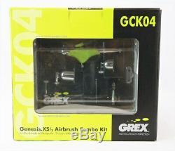 Grex Gck04 Genèse. Xsi3 Airbrush Combo Kit Avec Extras Compresseur Et Tuyau D'air +