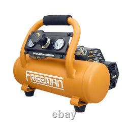 Kit Compresseur Sans Fil Freeman Avec Nailer Finition/stapler 700 Shots/charge