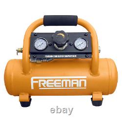 Kit Compresseur Sans Fil Freeman Avec Nailer Finition/stapler 700 Shots/charge