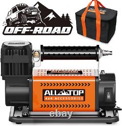 Kit compresseur d'air ALL-TOP, gonfleur portable 12V 6,35 CFM, air tout-terrain pour camion