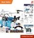 Kit De Compresseur D'air 80 Cfm Avec Double Ventilateurs, 3 Aérographes, Ensemble De Peinture Acrylique.