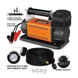 Kit de compresseur d'air ALL-TOP, gonfleur portable 12V 7.06CFM, compresseur d'air tout-terrain