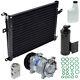 Kit De Remplacement De Compresseur A/c - Kit De Compresseur Et De Condenseur Compatible Avec Wrangler 4.2l 87-90