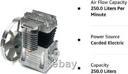 Kit de tête de moteur de compresseur d'air à deux cylindres de style piston 2065-3HP 250L/min