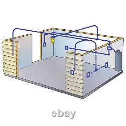 Kit principal RapidAir MaxLine 3/4 po 100 pi. Système de tuyauterie d'air comprimé, modèle#