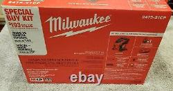 Nouveau kit de gonfleur compact M12 scellé Milwaukee 2475-21CP incl. batterie, chargeur
