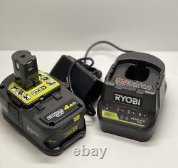 Ryobi P738 Kit De Soufflante À Haute Puissance 18v + Batterie 4ah + Chargeur Nouveau