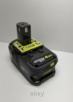 Ryobi P738 Kit De Soufflante À Haute Puissance 18v + Batterie 4ah + Chargeur Nouveau