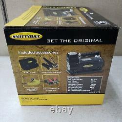 Smittybilt 2781 Compresseur d'air portable 12 volts avec sac / 5,65 CFM / Tuyau de 24 pieds