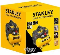 Stanley Dst 100/8/6 Compresseur Silencieux (59db) + Set 6 Stanley